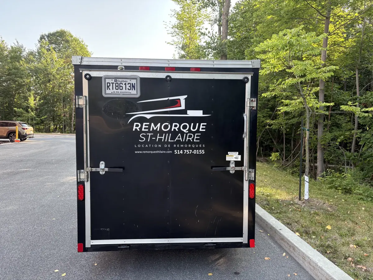 Remorque fermée 6 × 12 pi — vue 3